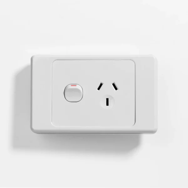 Standard double pole, single power point 10A