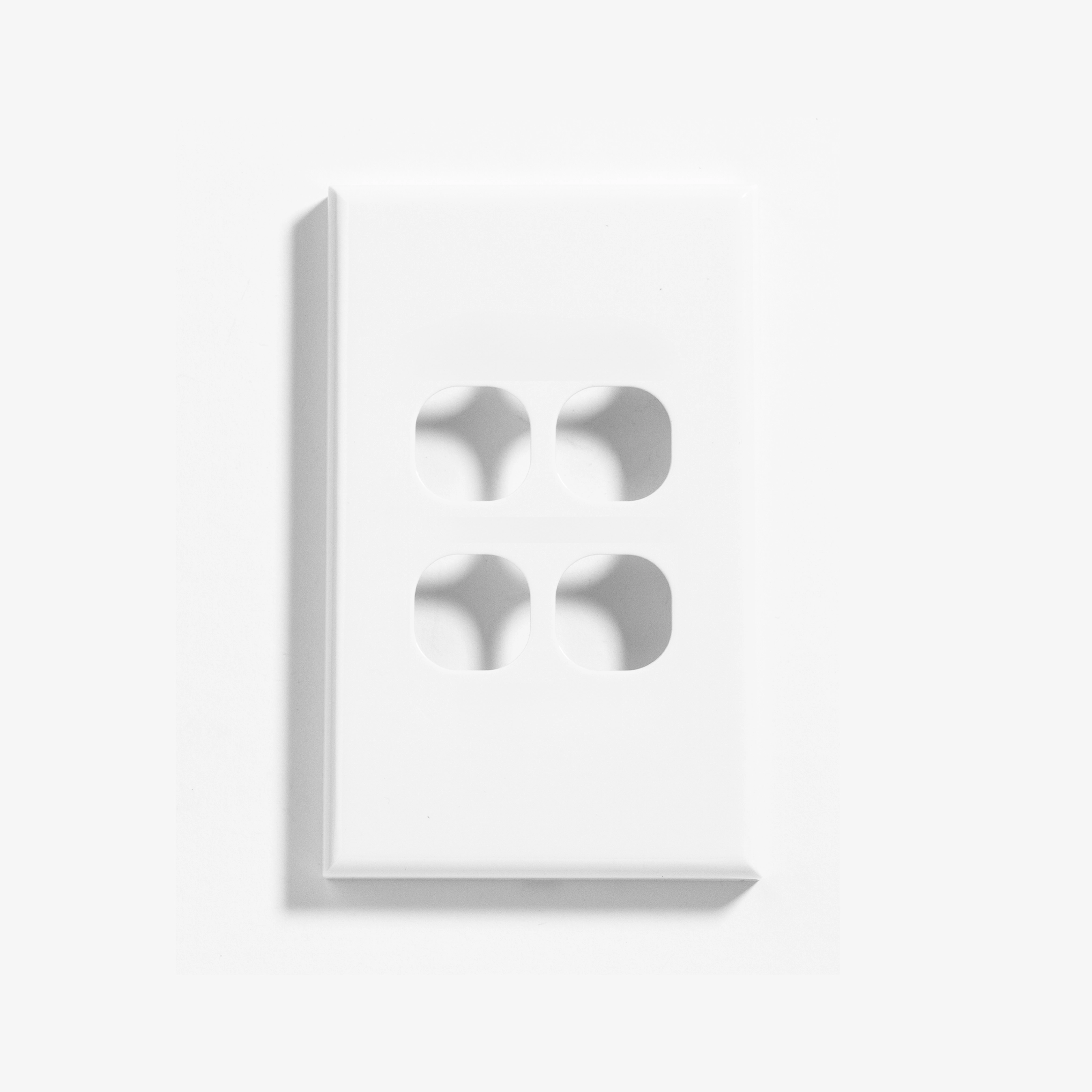 Standard 4 gang cover & plate only