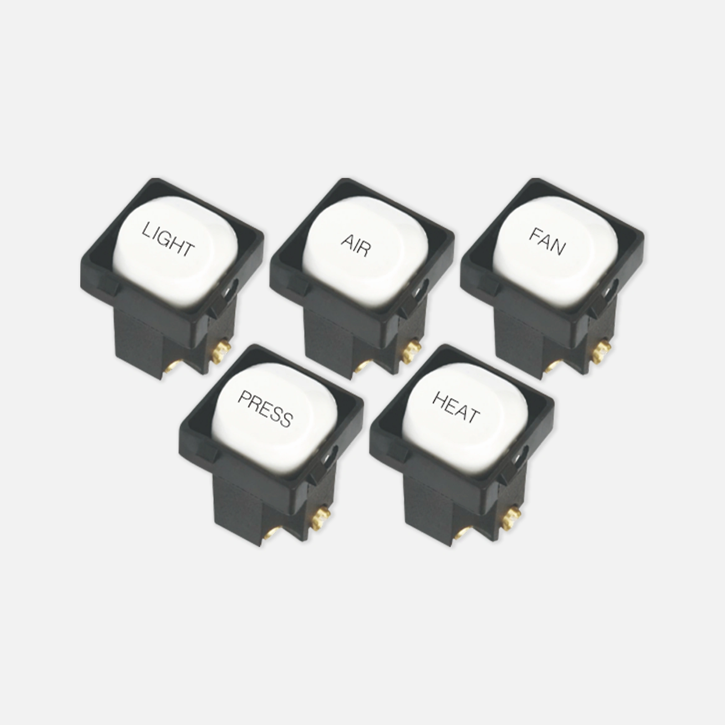 16A 2 way mech, Light/Air/Fan/Press/Heat