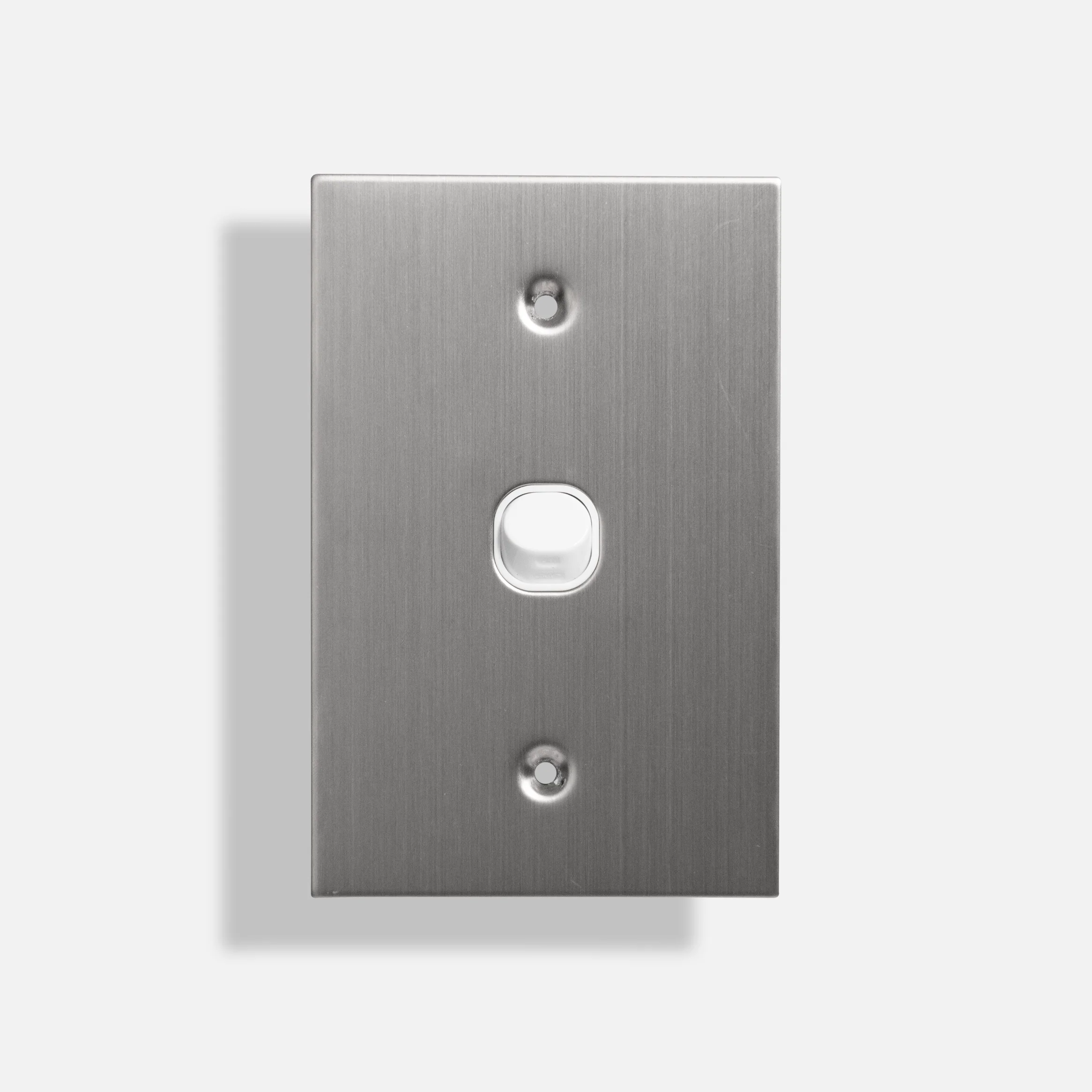 One gang stainless steel switch vertical