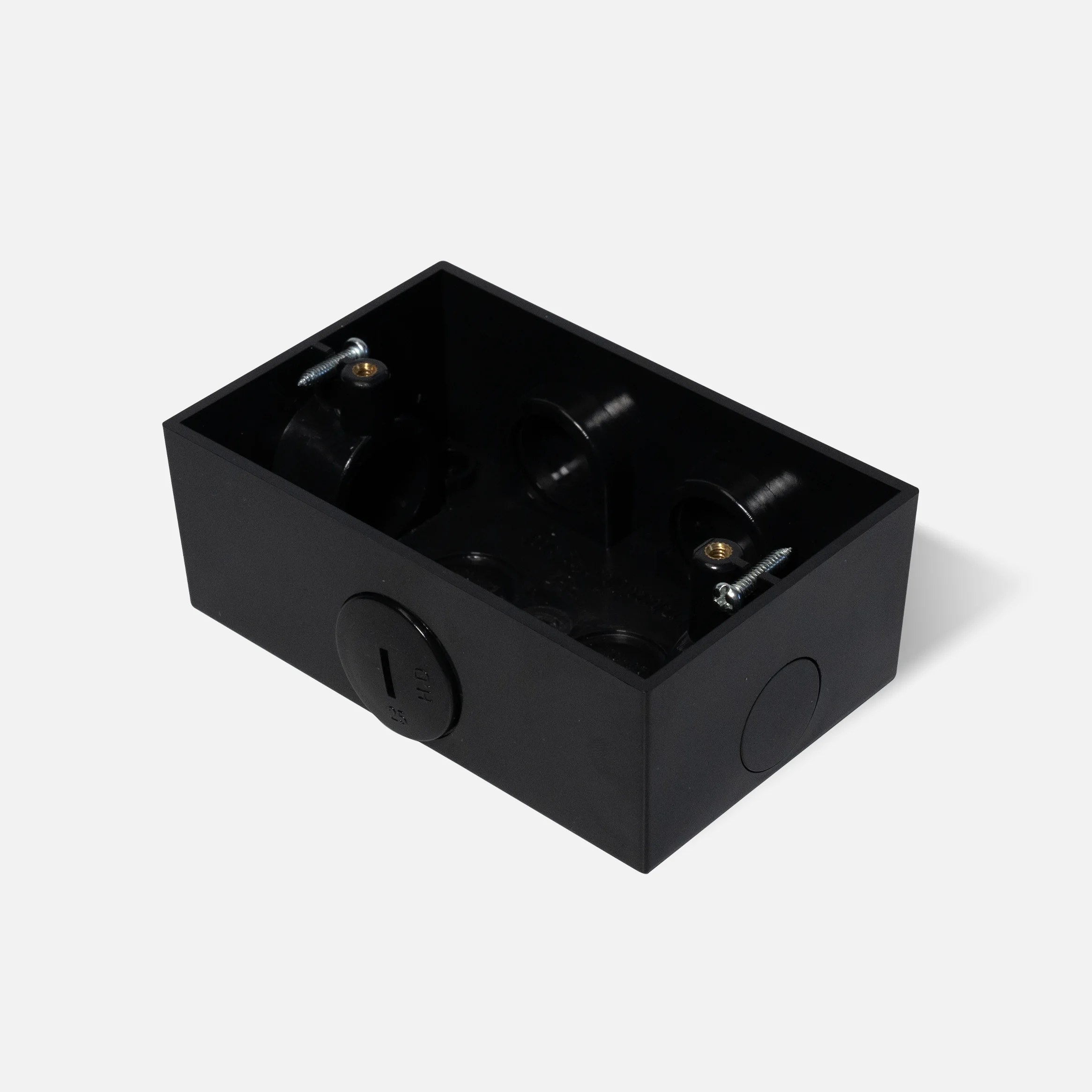 Mounting block, enclosed standard black
