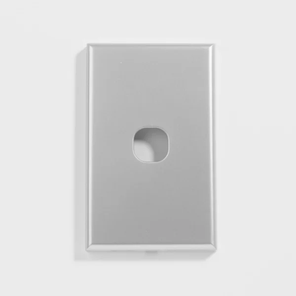 Standard one gang silver switch cover