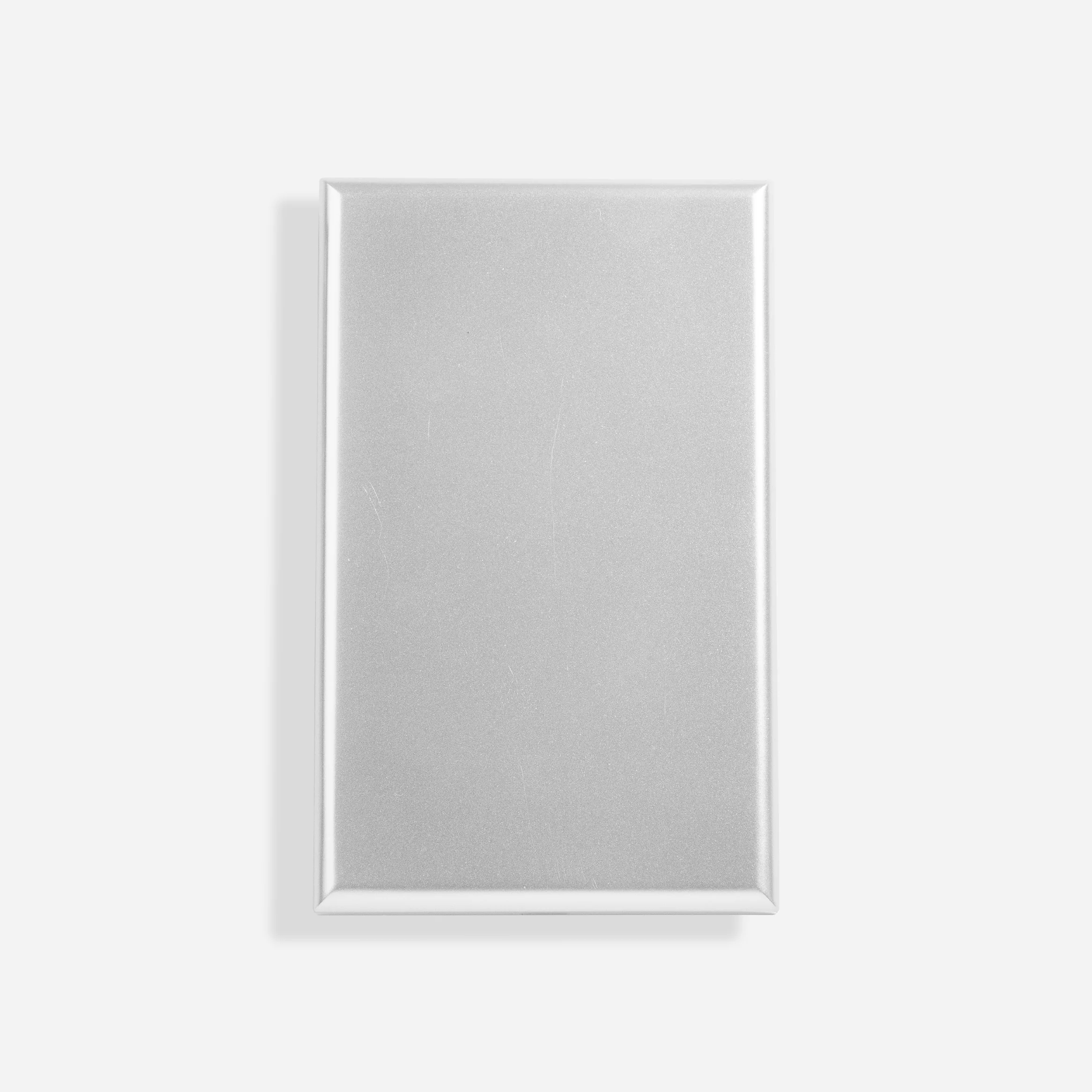 Standard blank plate silver cover