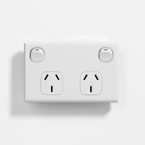 Standard double power point 10A